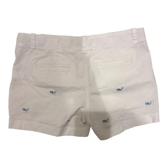 Vineyard Vines Girls' Embroidered Whale Shorts Chinos Nautical Adjustable Waist - Picture 4 of 7